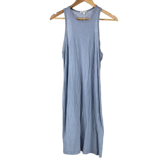 Standard James Perse NWT Scoop Back Tank Dress Size 1 US Small Light Blue - Picture 1 of 10